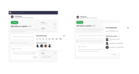 Screenshot of Request, provide and review story point estimates right on the issue. Reduce time spent in meetings by allowing team members to estimate on their own time right in Zenhub