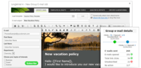 Screenshot of JungleMail Interface
