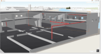 Screenshot of Cable management: A GIS application provides transparency into assets and resources in cable networks: infrastructure objects are not only shown georeferenced on maps, the details go right down to the level of floors and rooms