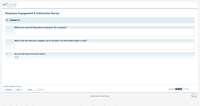 Screenshot of Open-ended Question