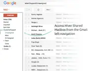 Screenshot of Access shared mailbox