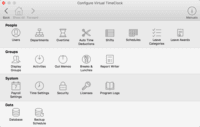 Screenshot of Administrator configuration options