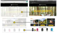 Screenshot of User Friendly Tooling:
Empower non-technical teams to manage the look & feel of the digital storefront with drag-&-drop functionality, preview environments, & intuitive content management tools.