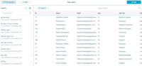 Screenshot of JavaScript Report manager