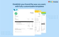 Screenshot of Customize the look and feel of your invoices to provide a consistent and professional outlook.