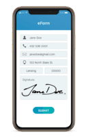 Screenshot of Ad-hoc mobile Smart eForms