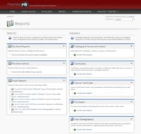 Screenshot of Screenshot of Reports screen