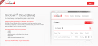 Screenshot of GridGain Platform