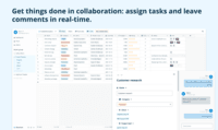 Screenshot of Baserow collaboration features