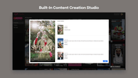Screenshot of Built-In Content Creation Studio