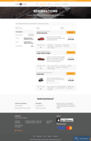 Screenshot of VEVS Car Rental Software - Website Template