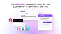 Screenshot of Live Chat to turn online browsers into buyers