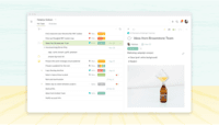 Screenshot of Quire project view