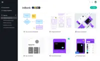 Screenshot of Take designs from ideas to development in one unified platform