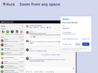 Screenshot of Zoom from any space