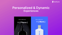 Screenshot of Personalized and Dynamic Experiences