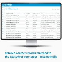 Screenshot of View accurate contact records for the executives you target