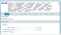 Screenshot of ERP Screen