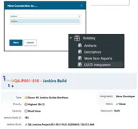 Screenshot of Polarion Jenkins Connector