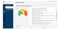 Screenshot of Summary GDPR Compliance Test