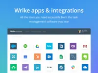 Screenshot of Wrike apps & integrations