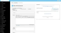 Screenshot of Send announcements to your community through email, voice, text, lobby display or digital bulletin board