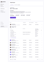 Screenshot of Get a detailed overview of your global payroll history and expenses.