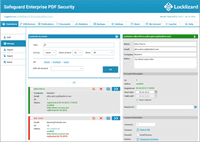 Screenshot of Safeguard Admin System - Users