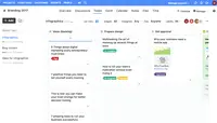 Screenshot of ProofHub Workflow and  Boards