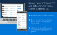 Screenshot of Simplifies sales process and provides organization with a shared customer list.