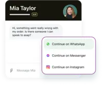 Screenshot of Omnichannel Messaging