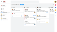 Screenshot of Get kanban boards to organize teamwork visually