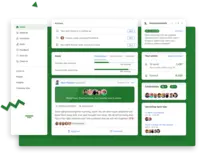 Screenshot of The Kazoo Activity Feed  reveals recognition, bonuses, and successful project outcomes — connecting everyone to the positive pulse of your company.