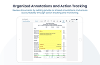 Screenshot of Place annotations on documents before, during, and after meetings for notes and quick references.