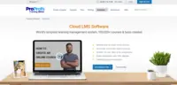 Screenshot of LMS Software