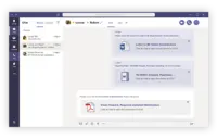 Screenshot of Example of LEAP’s real-time collaboration and internal chat interface.