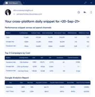 Screenshot of Combined metrics in your mailbox