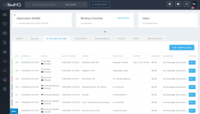 Screenshot of BindHQ's brokerage workflow manager provides submission tracking to help producers track their submissions and personalize their outreach at scale