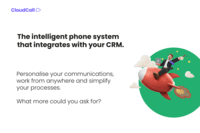 Screenshot of A phone system that integrated with a CRM