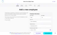 Screenshot of Add a new employee