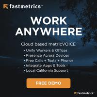 Screenshot of Remote work & UCaaS solution - metricVOICE. Backed by live Bay Area support.