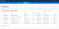 Screenshot of Pivian Lead Database