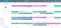 Screenshot of Scheduler: JavaScript online calendar widget