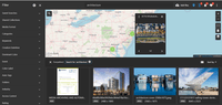 Screenshot of Geo tagging