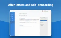 Screenshot of e-signable offer letters