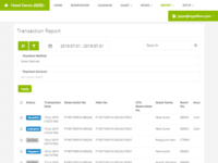 Screenshot of Transaction report that supports account reconciliation