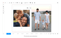 Screenshot of Photobook personalization
