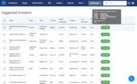 Screenshot of A global database of investors, available at your fingertips.