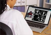 Screenshot of Coviu for Medical Imaging qwith DICOM images