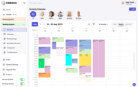 Screenshot of Booking calendar